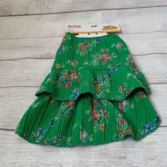 Boots & Barkley Green Floral Pet Dress Cat Dog Size Small Up to 20lbs - Picture 7 of 9